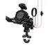 Motorcycle Three-Claw Fixed Electric Bike Clip Wired Charging Riding Phone Holder Rotatable_voghion.com