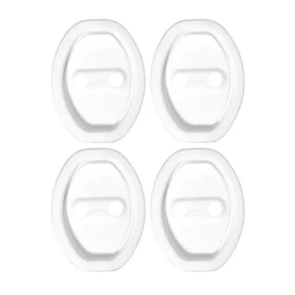 4 stk bil fortykket anti-kollisions pudelås Beskyttelsescover Mute dæmpende pude Silikone dør støddæmper_voghion.com