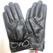 Women's Genuine Leather Ladies Autumn Winter Touchscreen Butterfly Sheepskin Fleece Lined Windproof Warm Gloves_voghion.com