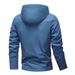 European Size Autumn Men's Simple Workwear Trendy Brand Hooded Outerwear Sports Casual Jacket_voghion.com