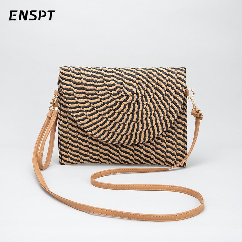 Europese en Amerikaanse cross-border crossbody tas voor vrouwen, all-match in niche design stro tas, bos retro handgeweven tas DIY_voghion.com
