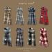 Korean Style Plaid For Women Winter 2025 New High-end Versatile Warm Neck Scarf Student Couple Shawl Dual-use_voghion.com