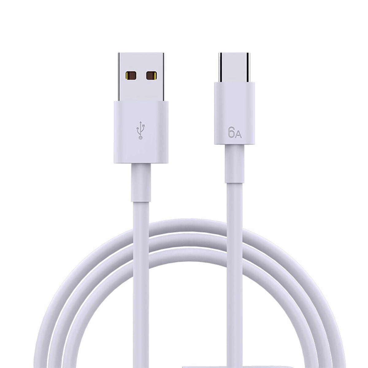 Kunjiuyou-datakabel med hög hållfasthet, lindningsfri, stabil utgång, 12V 6A, 1 meter USB/Typ-C-datakabel för Xiaomi, Huawei, OPPO, Android-Android_voghion.com