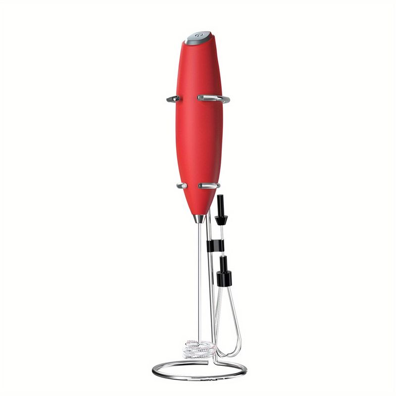 1pc Upgraded Titanium Milk Frother For Coffee - Handheld Electric Whisk, Milk Foamer, Mini Mixer And Coffee Blender For Frappe, Latte, Matcha, And Mor_voghion.com
