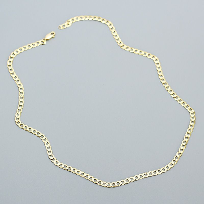 Collana cubana YHN078 S in argento con ciondolo a forma di cuore, stile hip-hop, con catena semplice a strati_voghion.com