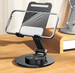 Neu Vollmetall-Kohlenstoffstahl 360 Grad drehbarer Telefon-Desktop-High-End-mechanischer Klappständer_voghion.com
