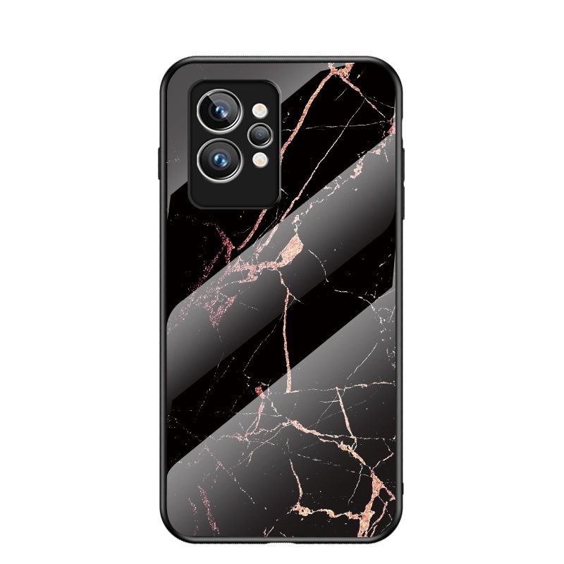 Realme 9i 8i 7i 6i 5i 8 Pro 7 6 Pro Case Luxury Marble Tempered Glass Hard Hybrid Protective Case C_voghion.com