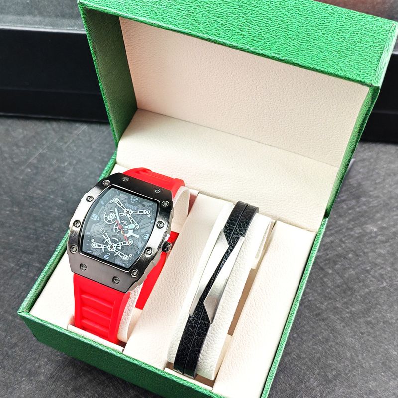 Men's Watch Set Waterproof Bracelet Box Gift Quartz Watch Set_voghion.com
