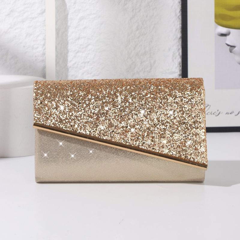 KOSÉ Modische, vielseitige Umschlagtasche für Damen, neue Clutch, Pailletten, Nischen-Abendtasche, elegante Umhängetasche_voghion.com
