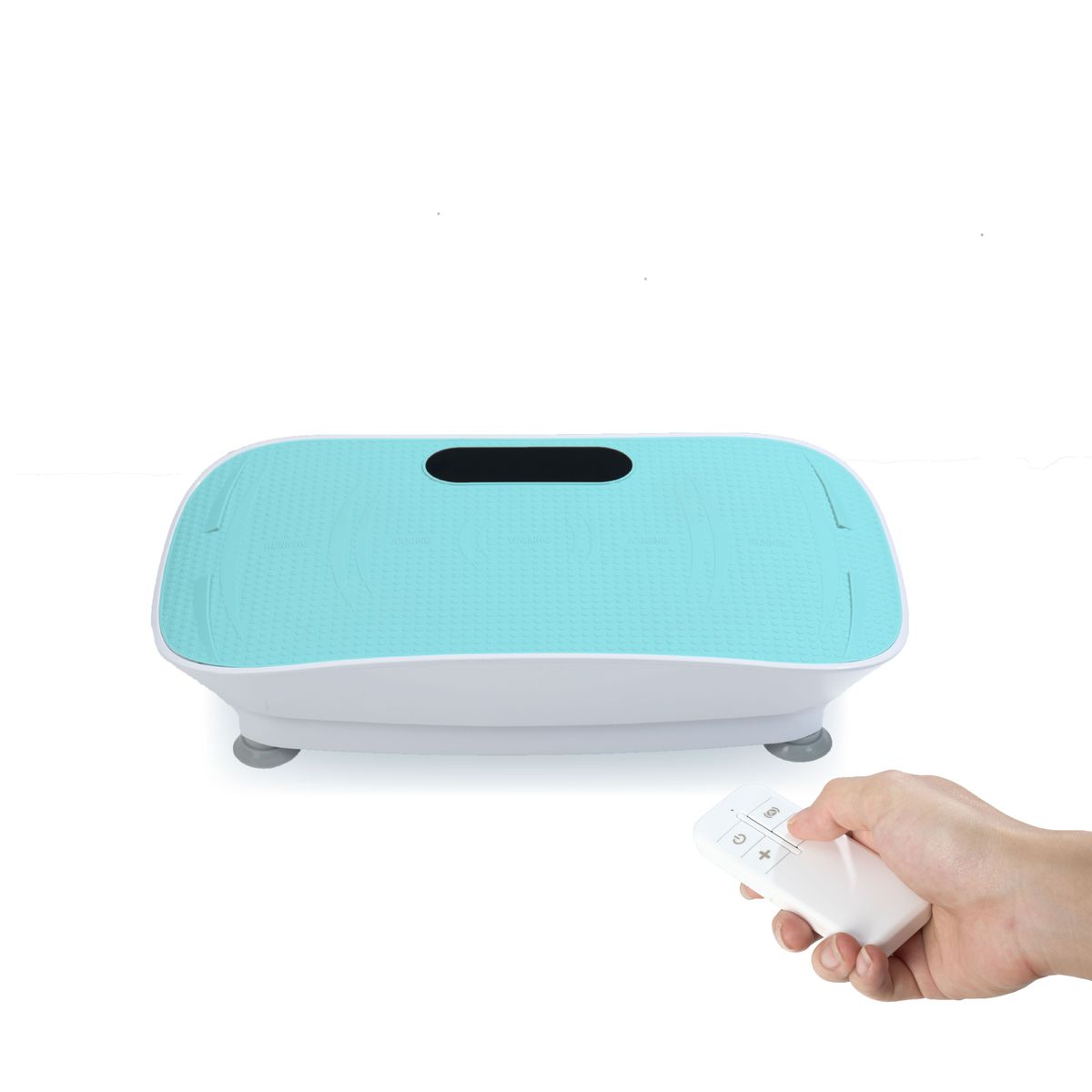 Silent Vibration Platform Crazy Fitness Massage 10-Frequency Weight Loss & Fat Burner Body Shaking Machine For Unisex Blue_voghion.com