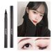 Waterproof matte black liquid eyeliner, women's makeup, fast drying, smooth eyeliner, lasting eyelash pencil cosmetics_voghion.com