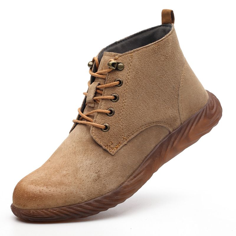 Chaussures de protection du travail quatre saisons en acier Baotu anti-écrasement anti-perforation résistant à l'usure chaussures de sécurité légères et antidérapantes confortables_voghion.com