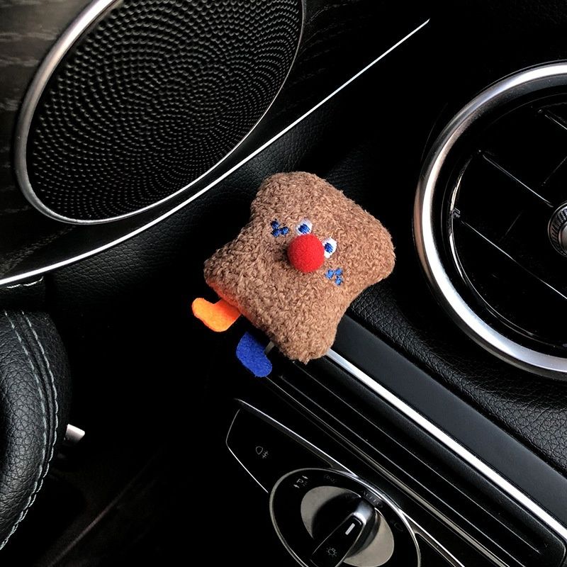 Crochets adhésifs Xiao Deng Cute Hooks Front Row, multifonctionnels, pour le rangement et la décoration de voiture pour femmes._voghion.com