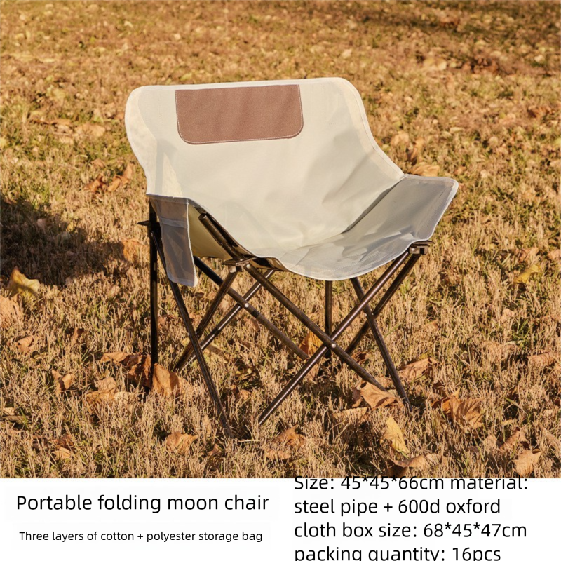 Mountain Guest Moon Camping Outdoor Dobrável Portátil Reclinável Banco de Pesca Mesa de Piquenique de Praia Cadeira_voghion.com