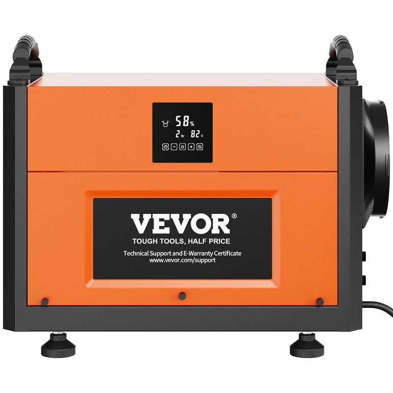 VEVOR 156 Pints Commercial Dehumidifier With Drain Hose For Crawl Spaces, Basements Warehouse & Job Sites, Large Capacity Dehumidifier For Water Damage Restoration, Auto Defrost, CSA Listed_voghion.com
