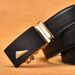 Men's Automatic Buckle Belt Genuine Two Layer Cowhide Automatic Buckle High End Men's Trouser Belt Business_voghion.com