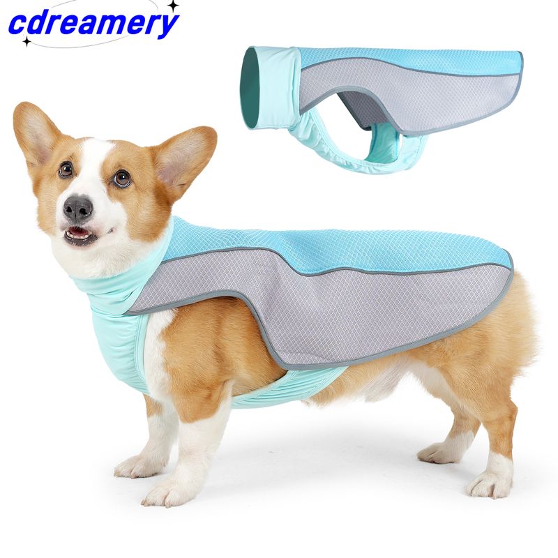 Cooling Vest, Cooling Jacket For Dogs, Evaporation Cooler Coat For Pets, Reflective Material For Large Medium Small Dogs_voghion.com