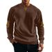 2024 Hot Selling Spring And Autumn European Size Men's Round Neck Casual Stand Collar Corduroy Long Sleeve Sweatshirt_voghion.com
