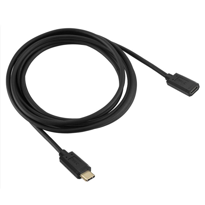 Usb3.1 Type-C Male Female Data Extension E Positive Negative Plug Standard 16-Core Gold-Plated Elbow Over 3A Current_voghion.com