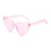 ActiveGo 3022 Thin Peach Heart Sunglasses Jelly Frameless Heart-Shaped One-Piece Glasses Candy Color Eyewear_voghion.com