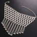 Exaggerated Multi-Row Mesh Rhinestone Back-of-Hand Chain Jewelry Personality Fashion Super Shiny Tassel Full Diamond_voghion.com