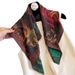 Xiangyun yarn double-sided printed 70cm square hand rolled edge Chinese style women's gift silk scarf_voghion.com