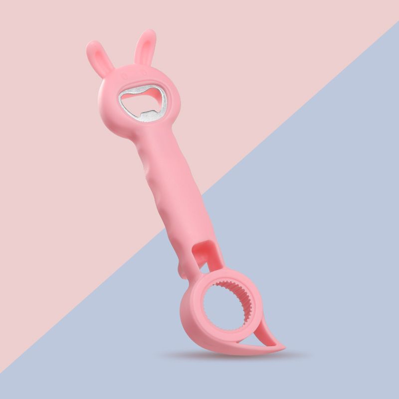Little Rabbit 4-in-1 Multi-Functional Beer Can Bottle Cap Opener Tool_voghion.com