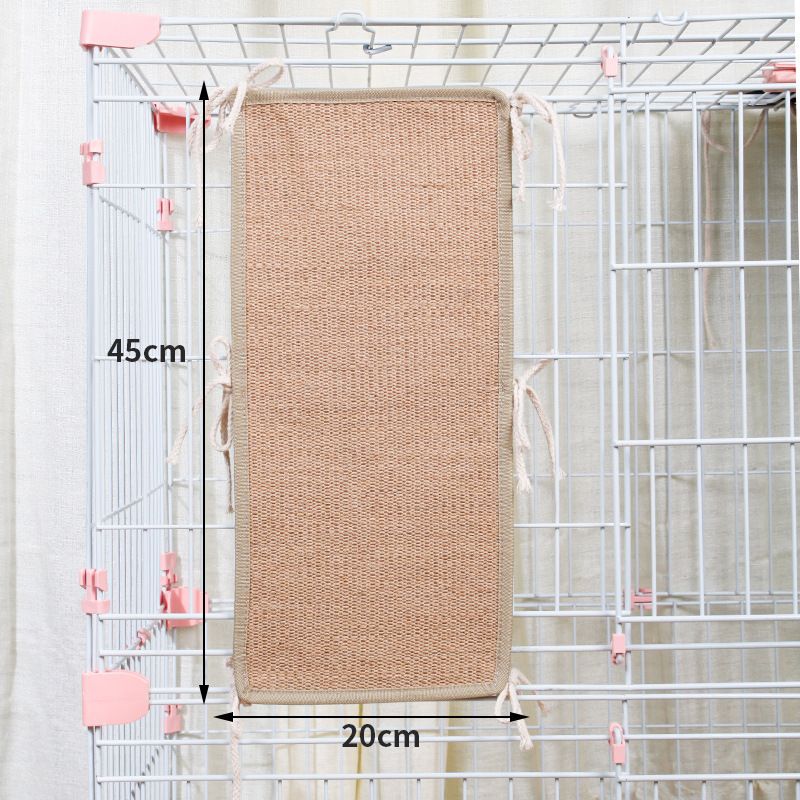 Schlafmatte Sisal Langlebiges Produkt Käfig Rutschfestes Brett Kratzpad Katze_voghion.com