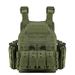 Tactical Vest With Quick-Release System – Military & Airsoft Molle Plate Carrier, Adjustable For Outdoor Training & Combat Simulation_voghion.com
