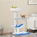 3-level Cat Tower With Sisal Covered Scratching Posts_voghion.com