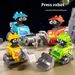 Children Press Robot Inertial Engineering Vehicle Excavator Forklift Toy Car Gift_voghion.com
