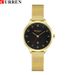 Women's Slim Waterproof Quartz Watch With Date Display, Mesh Strap, Round Dial, Casual Fashion Timepiece Waterproof Watch Ultra Thin Calendar Quartz_voghion.com