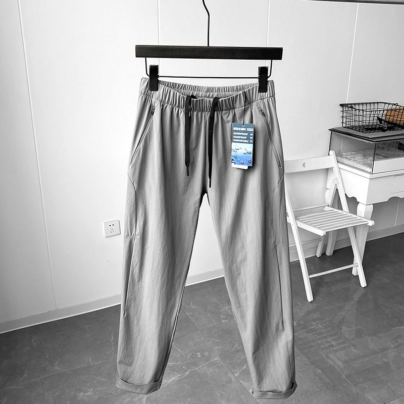 Men's Clothing Lightweight Waterproof And Breathable Summer Woven Men's Light And Quick Drying Sports Casual Trousers_voghion.com