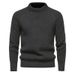 Herrenbekleidung Retro Dicker Pullover Herren Vintage Strickpullover Winter Warm Dicker Zopfmuster Pullover Retro Stil Lässiger Rollkragenpullover Wollmischung_voghion.com