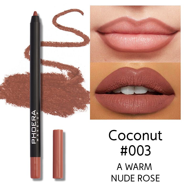 Beauty Care shop 12Pcs Lip Lipliner Makeup Sexy Red Matte Contour Tint Lipstick Pen Waterproof Long Lasting Non-stick C stick_voghion.com