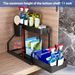 Space Saving 2 Tier Pull Out Storage Box Durable Large Capacity Kitchen Bathroom Essential Drawer Organizer_voghion.com