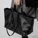 Commuting Texture Tote New Niche Design Soft Leather Shoulder Large Capacity Vintage Cowhide Bag_voghion.com