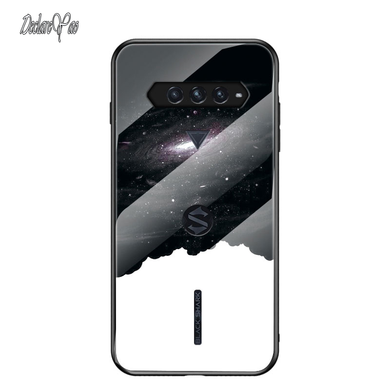 til Black shark 5 RS glasæske DECLAREYAO Luksus Ultra Slim Hard Mirror Hærdet Glas Coque Til Black Shark 3 4 5 Pro _voghion.com