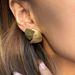 Ins Simple Real Gold Electroplated Titanium Steel Retro Flamingo Earrings_voghion.com
