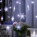 5.5M/9MLED Snowflake Ice Light USB Christmas Celebration Atmosphere Decoration Snowflake Curtain Deco Colorful Light String_voghion.com