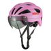 Bicycle Riding With Magnetic Goggles Mountain And Road Bikes, New Safety Helmet For Outdoor Cycling Gear_voghion.com