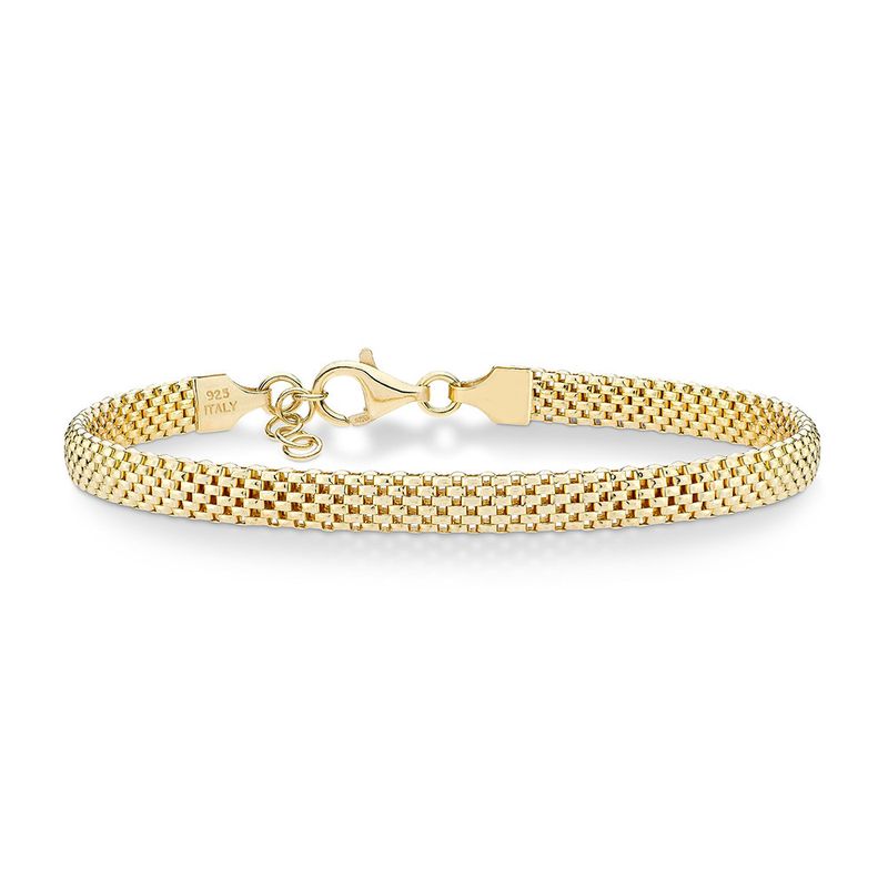 Mode High-End Einfache Frauen Mesh Kette Elegante Damen Armband Neue Nische Mesh Armband_voghion.com