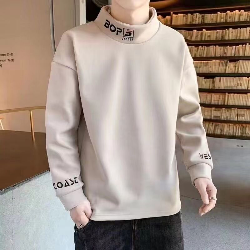 ​Men's Thermal Long Sleeve Turtleneck Base Layer Shirt - Soft Fleece-Lined Slim Fit Top For Winter, Stylish & Warm Layering Essential_voghion.com