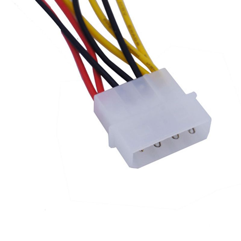 4-in-1 Computer Cooling Fan Power Cable CPU PC Cooler Wire Adapter Connector_voghion.com