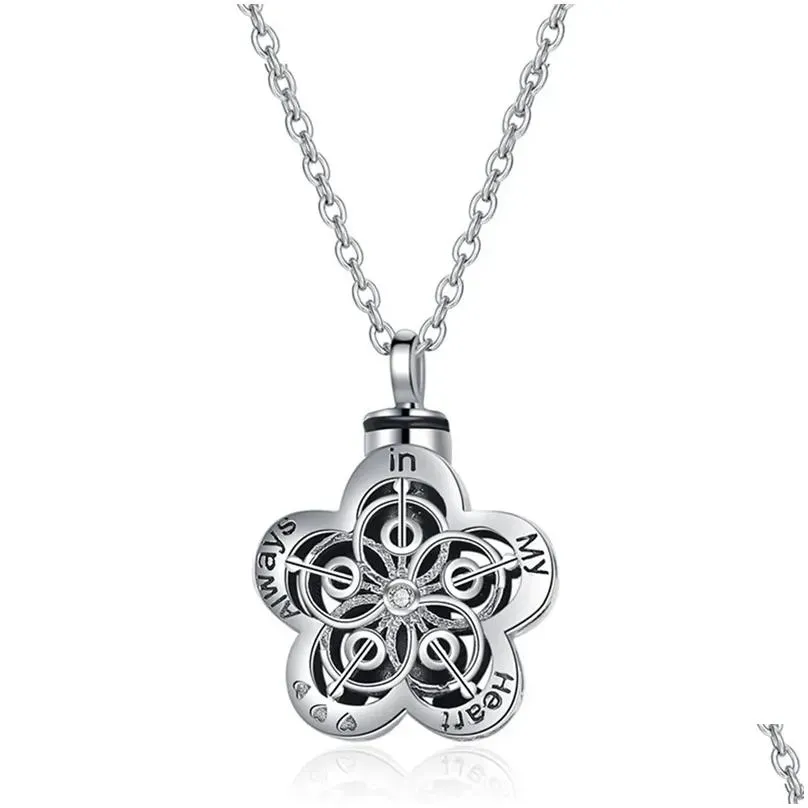 Ripatskaelakeed, vintage lillega urnkaelakee, Sier Color, tuhamälestusmärgiks mõeldud lemmiklooma tuhakirst, tuhastamise tilgad kohaletoimetamiseks Dhzmu_voghion.com