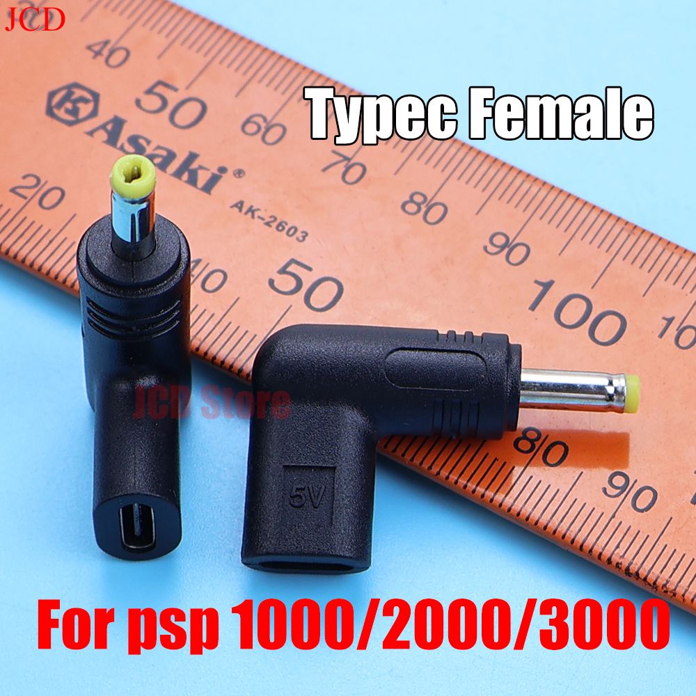 2025 NEU Für PSP1000/2000/3000 Ladegerät Konvertertyp zum Spiel DC Jack Stecker zum USB C Ladeadapter_voghion.com