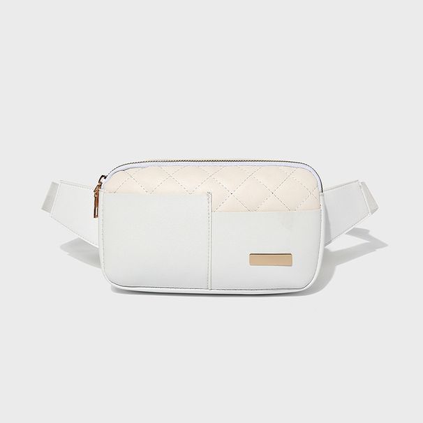 Borsa a tracolla da donna di grande capacità - Marsupio con tasca per telefono e design trapuntato (borsa alla moda per tenere le mani libere)_voghion.com