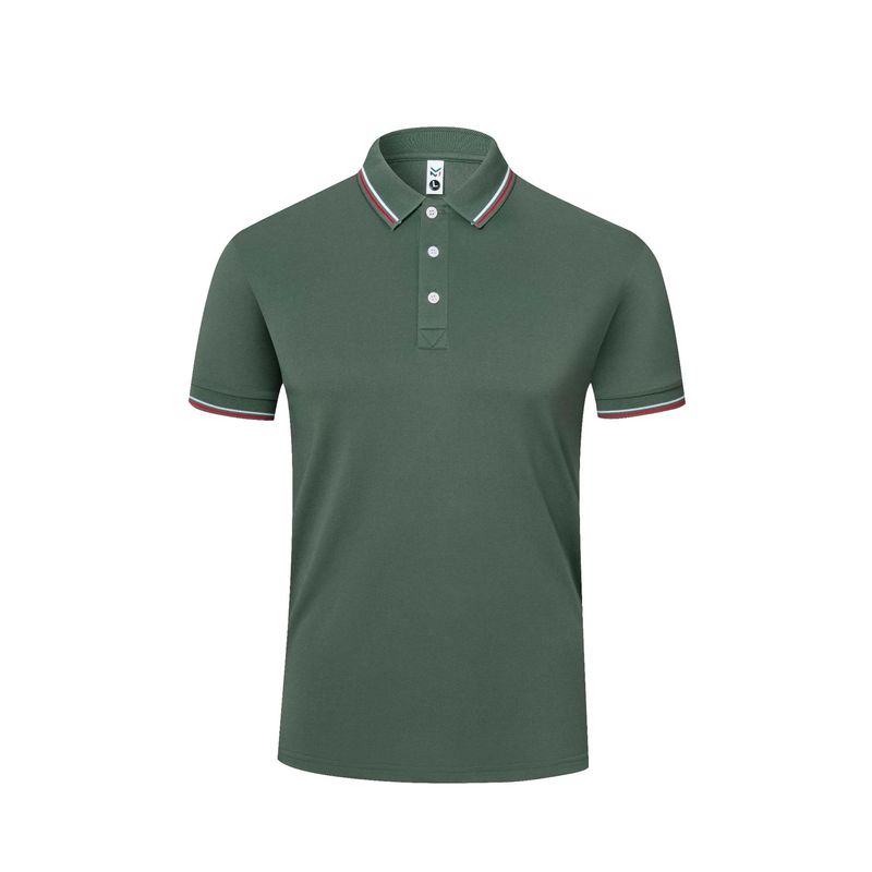 Nouă haină de lucru respirabilă pentru angajați, de vară, pentru bărbați, cu mânecă scurtă, tricou polo subțire pentru bărbați, cu logo imprimat personalizat_voghion.com