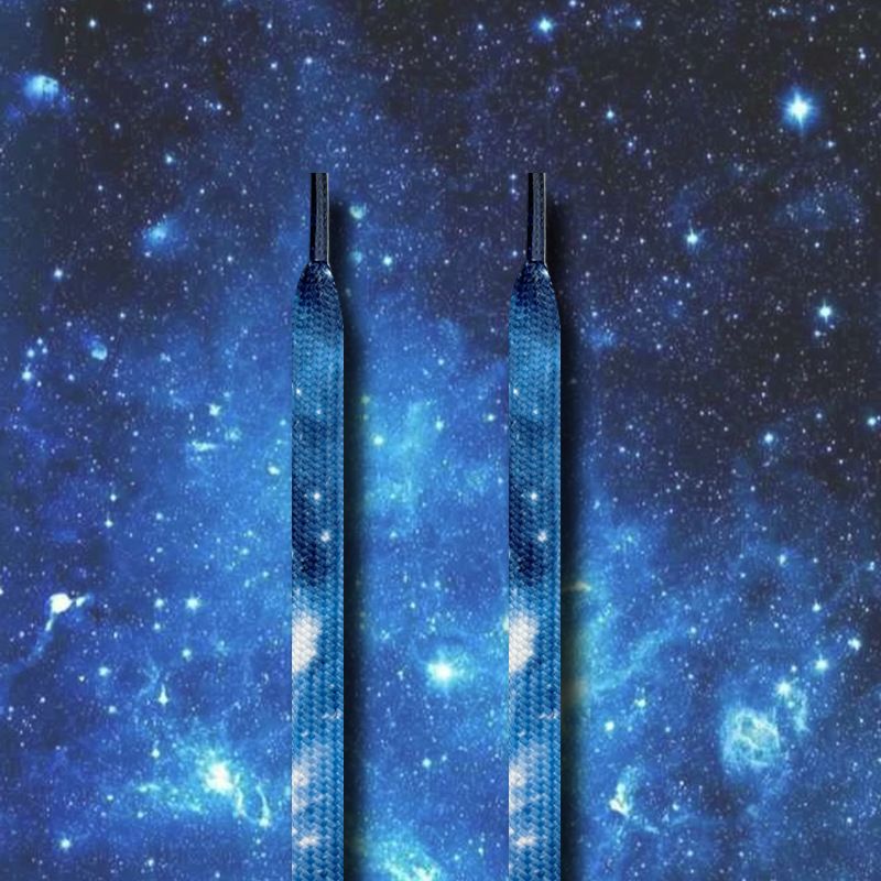 Galaxy Star flaach Schongschnürsenkel fir Männer a Fraen_voghion.com