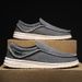New Loafers Casual Men's Flat Canvas Shoes Ultra-Light Large Size Slip-On_voghion.com